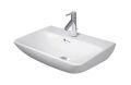 Duravit ME by Starck Um�vadlo 60x40 cm, s prepadom, otvor na bat�riu, biela