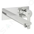 Grohe Lineare Umvadlov batria L pod omietku, 2-otvorov intalcia, supersteel