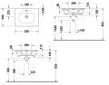 Duravit Viu Umvadlo 63x49 cm, s 1 otvorom na batriu, s WonderGliss, alpsk biela