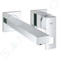 Grohe Eurocube Umvadlov batria pod omietku, 2-otvorov intalcia, chrm