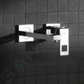 Grohe Eurocube Umvadlov batria pod omietku, 2-otvorov intalcia, chrm