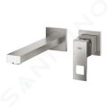 Grohe Eurocube Umvadlov batria pod omietku, 2-otvorov intalcia, supersteel