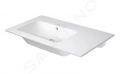 Duravit ME by Starck Asymetrick umvadlo, 830x490 mm, s WonderGliss, biela