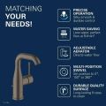 Grohe Essence Um�vadlov� bat�ria s v�pustom, kefovan� tmav� grafit