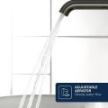 Grohe Essence Um�vadlov� bat�ria s v�pustom, kefovan� tmav� grafit