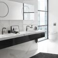 Grohe Essence Um�vadlov� bat�ria s v�pustom, kefovan� tmav� grafit