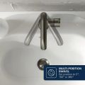 Grohe Essence Um�vadlov� bat�ria s v�pustom, kefovan� tmav� grafit