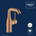 Grohe Essence Um�vadlov� bat�ria s v�pustom, kefovan� Warm Sunset