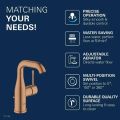 Grohe Essence Um�vadlov� bat�ria s v�pustom, kefovan� Warm Sunset