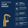 Grohe Essence Um�vadlov� bat�ria s v�pustom, kefovan� Cool Sunrise