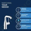 Grohe Essence Umvadlov batria, chrm