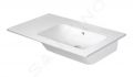 Duravit ME by Starck Asymetrick umvadlo, 830x490 mm, s WonderGliss, biela