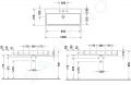 Duravit Vero Air Umvadlo, 100x47 cm, s prepadom, otvor na batriu, WonderGliss, biela