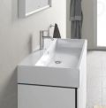 Duravit Vero Air Umvadlo, 100x47 cm, s prepadom, otvor na batriu, biela