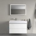 Duravit Vero Air Umvadlo, 100x47 cm, s prepadom, otvor na batriu, biela