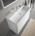 Duravit Vero Air Umvadlo, 100x47 cm, s prepadom, otvor na batriu, biela