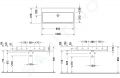Duravit Vero Air Umvadlo, 100x47 cm, s prepadom, bez otvoru na batriu, biela