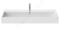 Duravit Vero Air Umvadlo, 120x47 cm, s prepadom, otvor na batriu, biela