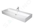 Duravit Vero Air Umvadlo nbytkov, 120x47 cm, s prepadom, otvor na batriu, biela