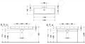 Duravit Vero Air Umvadlo, 120x47 cm, bez prepadu, otvor na batriu, WonderGliss, biela