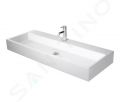 Duravit Vero Air Umvadlo nbytkov, 120x47 cm, bez prepadu, otvor na batriu, WonderGliss, biela