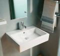 Duravit Vero Air Umvadlo, 50x47 cm, s prepadom, otvor na batriu, WonderGliss, biela