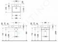 Duravit Vero Air Umvadlo, 50x47 cm, s prepadom, otvor na batriu, WonderGliss, biela