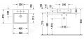 Duravit Vero Air Umvadlo nbytkov, 50x47 cm, s prepadom, otvor na batriu, WonderGliss, biela