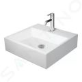 Duravit Vero Air Umvadlo, 500x470 mm, bez prepadu, otvor na batriu, WonderGliss, biela