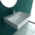 Duravit Vero Air Umvadlo, 600x470 mm, s prepadom, otvor na batriu, WonderGliss, biela