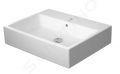 Duravit Vero Air Umvadlo, 600x470 mm, s prepadom, otvor na batriu, WonderGliss, biela