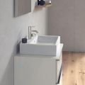 Duravit Vero Air Umvadlo nbytkov, 600x470 mm, s prepadom, otvor na batriu, WonderGliss, biela