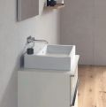 Duravit Vero Air Umvadlo nbytkov, 60x47 cm, s prepadom, bez otvoru na batriu, biela