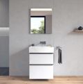 Duravit Vero Air Umvadlo, 600x470 mm, s prepadom, bez otvoru na batriu, WonderGliss, biela