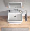 Duravit Vero Air Umvadlo, 60x47 cm, s prepadom, bez otvoru na batriu, biela