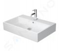 Duravit Vero Air Umvadlo, 700x470 mm, s prepadom, otvor na batriu, WonderGliss, biela