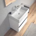 Duravit Vero Air Umvadlo, 700x470 mm, s prepadom, otvor na batriu, WonderGliss, biela