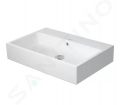 Duravit Vero Air Umvadlo nbytkov, 700x470 mm, s prepadom, bez otvoru na batriu, WonderGliss, biela