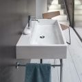 Duravit Vero Air Umvadlo, 800x470 mm, s prepadom, otvor na batriu, WonderGliss, biela