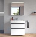 Duravit Vero Air Umvadlo, 80x47 cm, s prepadom, otvor na batriu, biela