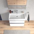 Duravit Vero Air Umvadlo, 80x47 cm, s prepadom, otvor na batriu, biela