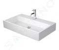 Duravit Vero Air Umvadlo, 80x47 cm, bez prepadu, otvor na batriu, biela