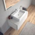 Duravit Vero Air Umvadlov misa, 600x470 mm, s prepadom, otvor na batriu, WonderGliss, biela