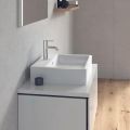 Duravit Vero Air Umvadlov misa, 600x470 mm, s prepadom, otvor na batriu, WonderGliss, biela