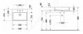 Duravit Vero Air Umvadlov misa, 60x47 cm, s prepadom, otvor na batriu, biela
