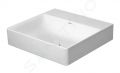 Duravit DuraSquare Umvadlo 50x47 cm, bez prepadu, bez otvoru na batriu, DuraCeram, biela