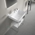 Duravit DuraSquare Umvadlo, 60x47 cm, bez prepadu, s otvorom na batriu, DuraCeram, biela