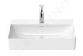 Duravit DuraSquare Umvadlo, 60x47 cm, bez prepadu, s otvorom na batriu, DuraCeram, biela