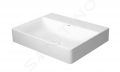 Duravit DuraSquare Umvadlo 600x470 mm, DuraCeram, s WonderGliss, alpsk biela