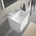 Duravit DuraSquare Umvadlo, 600x470 mm, bez prepadu, s otvorom na batriu, DuraCeram, biela